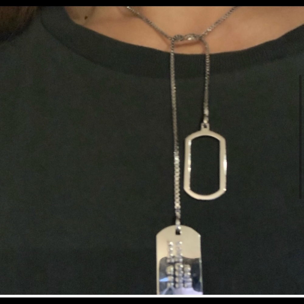 Dior dog tag necklace - Picture 4 of 8